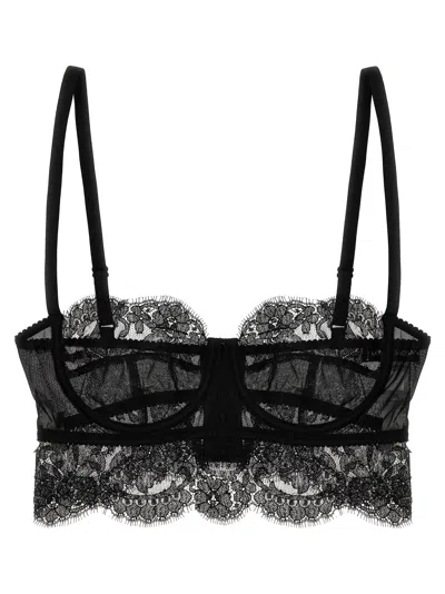Dolce & Gabbana Lace Bralette In Black