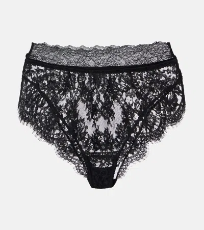 Dolce & Gabbana Lace Briefs In Black