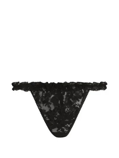 Dolce & Gabbana Lace Briefs In Black