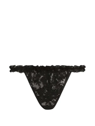 Dolce & Gabbana Lace Briefs In Black