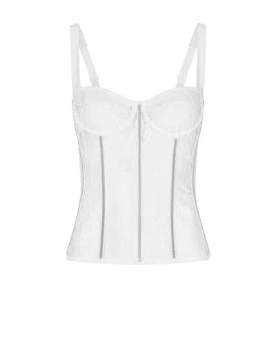 DOLCE & GABBANA DOLCE  GABBANA LACE LINGERIE BUSTIER