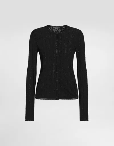 DOLCE & GABBANA LACE CARDIGAN