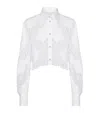 Dolce & Gabbana Floral Openwork Embroidery Shirt