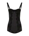 Dolce & Gabbana Lace-detail Bodysuit In Black