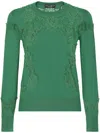Dolce & Gabbana Gestrickter Pullover In Green