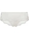 Dolce & Gabbana Floral Lace Detail Briefs In White