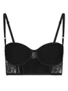 Dolce & Gabbana Lace-detailing Balconette Bra In Black