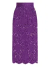 Dolce & Gabbana Lace-detailing Midi Skirt