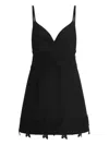 Dolce & Gabbana Lace-detailing Mini Dress In Black