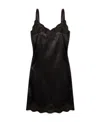 Dolce & Gabbana Lace-detailing Silk-blend Camisole In Black