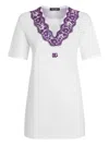 Dolce & Gabbana Lace-detailing T-shirt In White