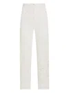 Dolce & Gabbana Lace-detailing Trousers In White