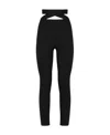 Dolce & Gabbana Viscose Pants With Strap Detail In Black