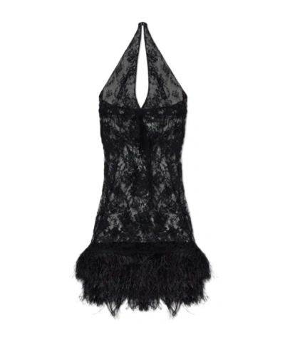 Dolce & Gabbana Lace Dress In Black