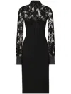 Dolce & Gabbana Lace Dress In Black