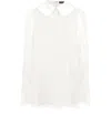 Dolce & Gabbana Peter Pan Collar Lace Minidress In White