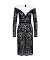 Dolce & Gabbana Lace-detail Mini Dress In Black