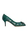 Dolce & Gabbana Bellucci 60mm Taormina Lace Pumps In Blue