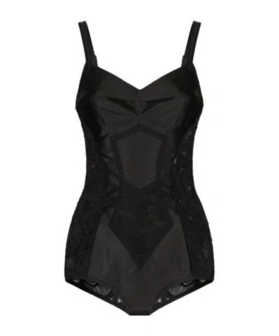 Dolce & Gabbana Lace Jumpsuit In ブラック