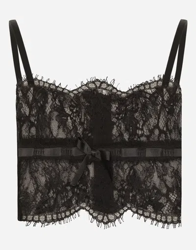 DOLCE & GABBANA LACE LINGERIE TOP