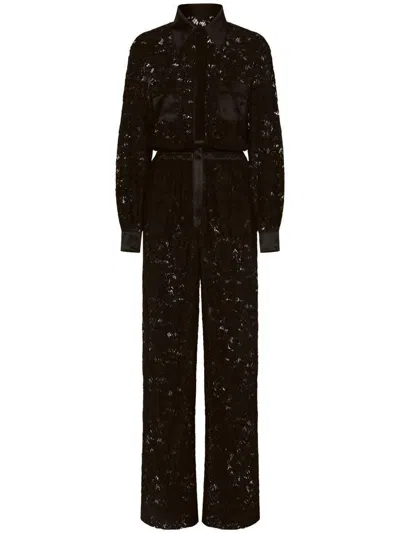Dolce & Gabbana Lace Long Shirt Jumpsuit