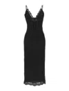 Dolce & Gabbana Dolce  Gabbana Lace Calf-length Slip Dress In Black