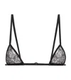 Dolce & Gabbana Lace Micro Bra In Black