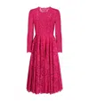 Dolce & Gabbana Calf-length Circle-skirt Dress In Cordonetto Lace
