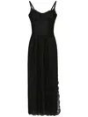 Dolce & Gabbana Draped Brassiere Midi Dress
