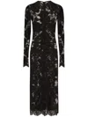 DOLCE & GABBANA LACE MIDI DRESS