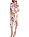 Dolce & Gabbana Lace Midi Dress In Multi
