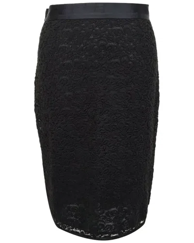 Pre-owned Dolce & Gabbana Lace Midi Pencil Skirt, Size It, 42 (authentic Pre-loved)
