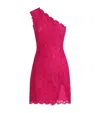 Dolce & Gabbana Short Shocking Pink Lace Dress