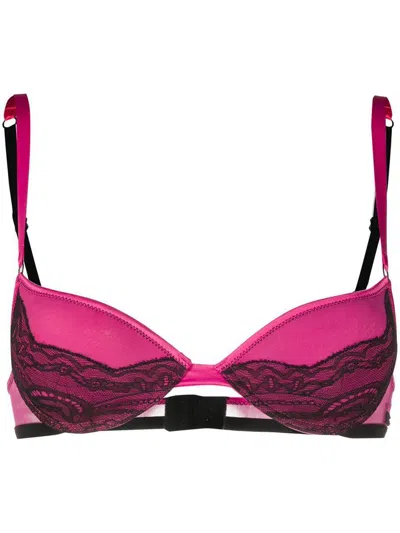 DOLCE & GABBANA DOLCE & GABBANA LACE PANEL BRA