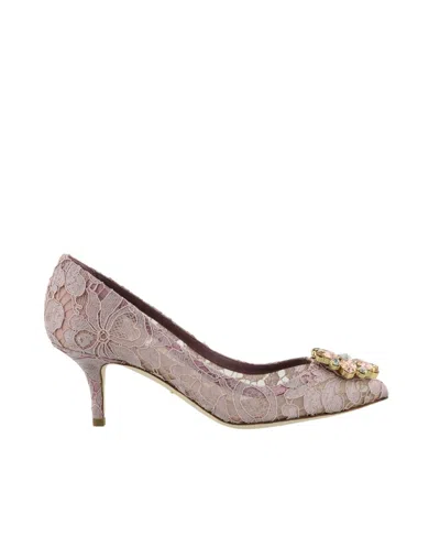 DOLCE & GABBANA DOLCE  GABBANA TAORMINA LACE PUMPS