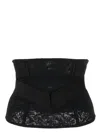 Dolce & Gabbana Lace-panelled Corset In Black