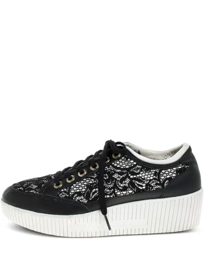 Pre-owned Dolce & Gabbana Lace-panelled Sneakers
