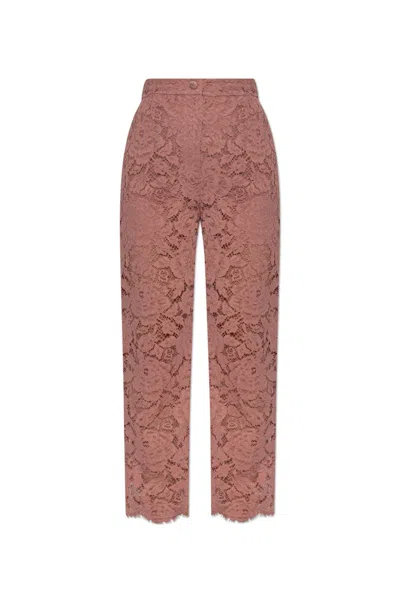 DOLCE & GABBANA DOLCE & GABBANA LACE PANTS