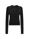 Dolce & Gabbana Pull-over En Dentelle In Black