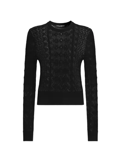DOLCE & GABBANA LACE PULLOVER