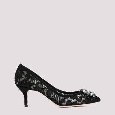 Dolce & Gabbana Lace Pumps In Black