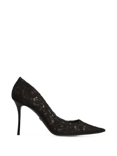 Dolce & Gabbana Lace Pumps In Black