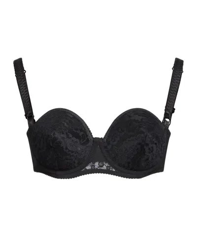 Dolce & Gabbana Lace Push-up Bra In Black