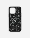Dolce & Gabbana Lace Rubber Iphone 14 Pro Max Cover In Multicolor