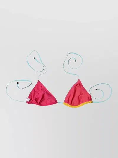 Dolce & Gabbana Lace Satin Tank Lingerie Beachwear In Pink