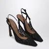Dolce & Gabbana Lace Slingback With Rhinestones