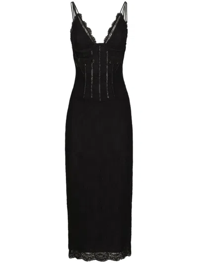 DOLCE & GABBANA LACE SLIP DRESS
