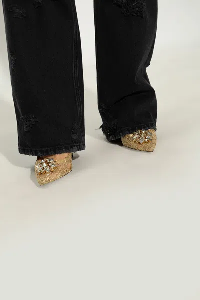 DOLCE & GABBANA DOLCE & GABBANA LACE STILETTO PUMPS