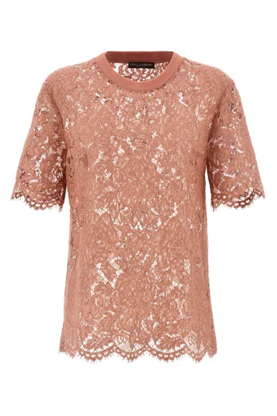 DOLCE & GABBANA DOLCE & GABBANA LACE T-SHIRT