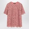 Dolce & Gabbana Lace Crew-neck T-shirt